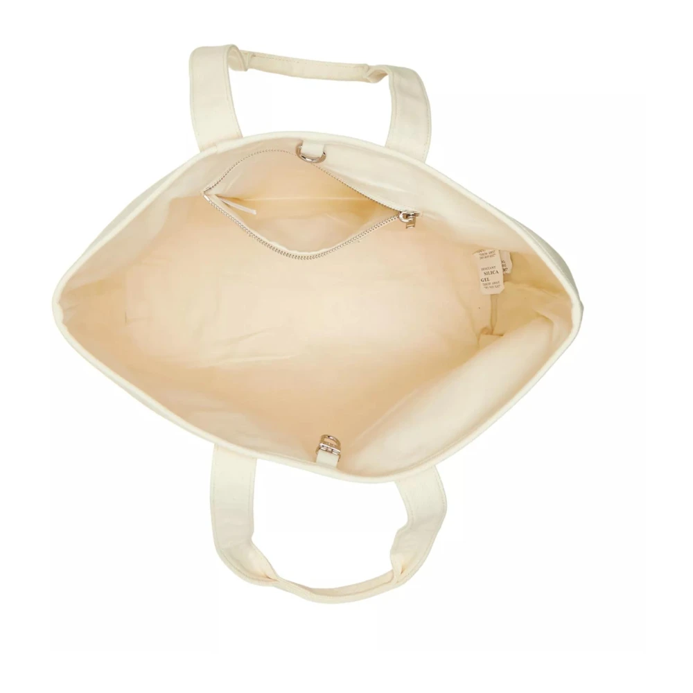 Kenzo Canvas Grote Tote Tas Ecru Beige Dames