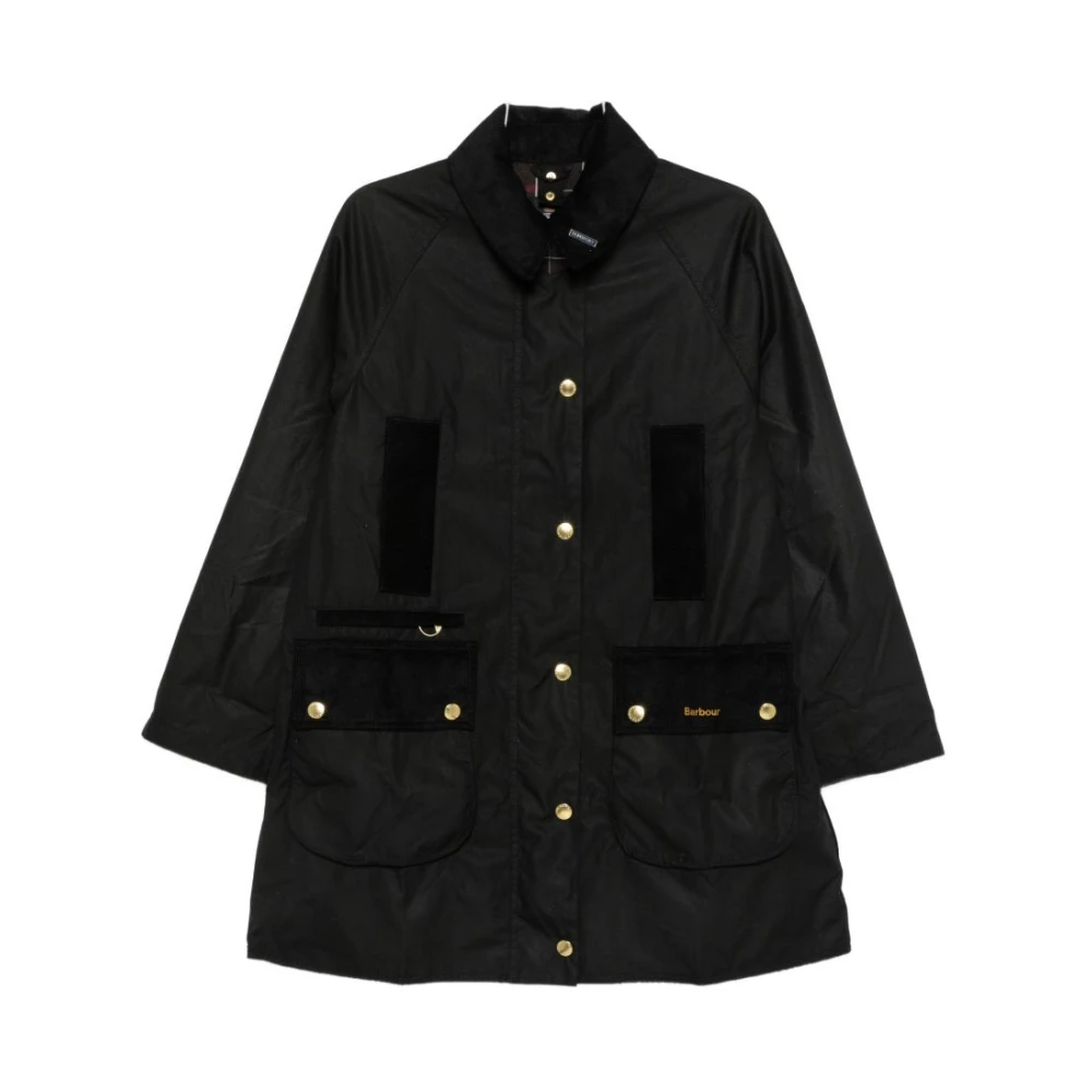 Barbour Damen Schwarz Regenjacke Icons Modern Beaufort - Bild 5