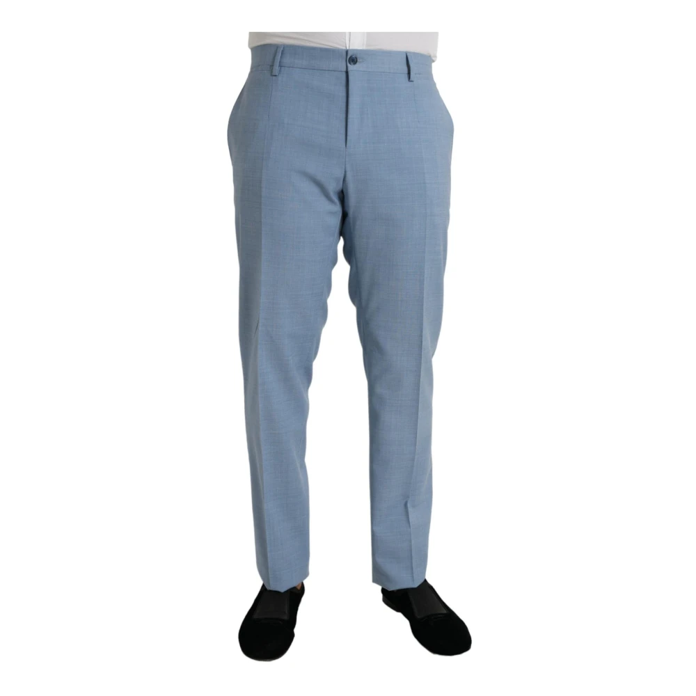 Dolce & Gabbana Italiaans Slim Fit 2-Delig Pak Blue Heren