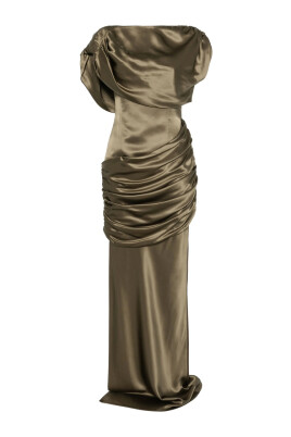 olive-green-layered-dress-with-side-slit