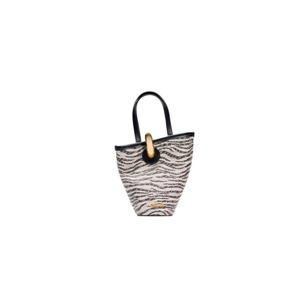 Jacquemus Zebra Print Leren Handtas Multicolor Dames
