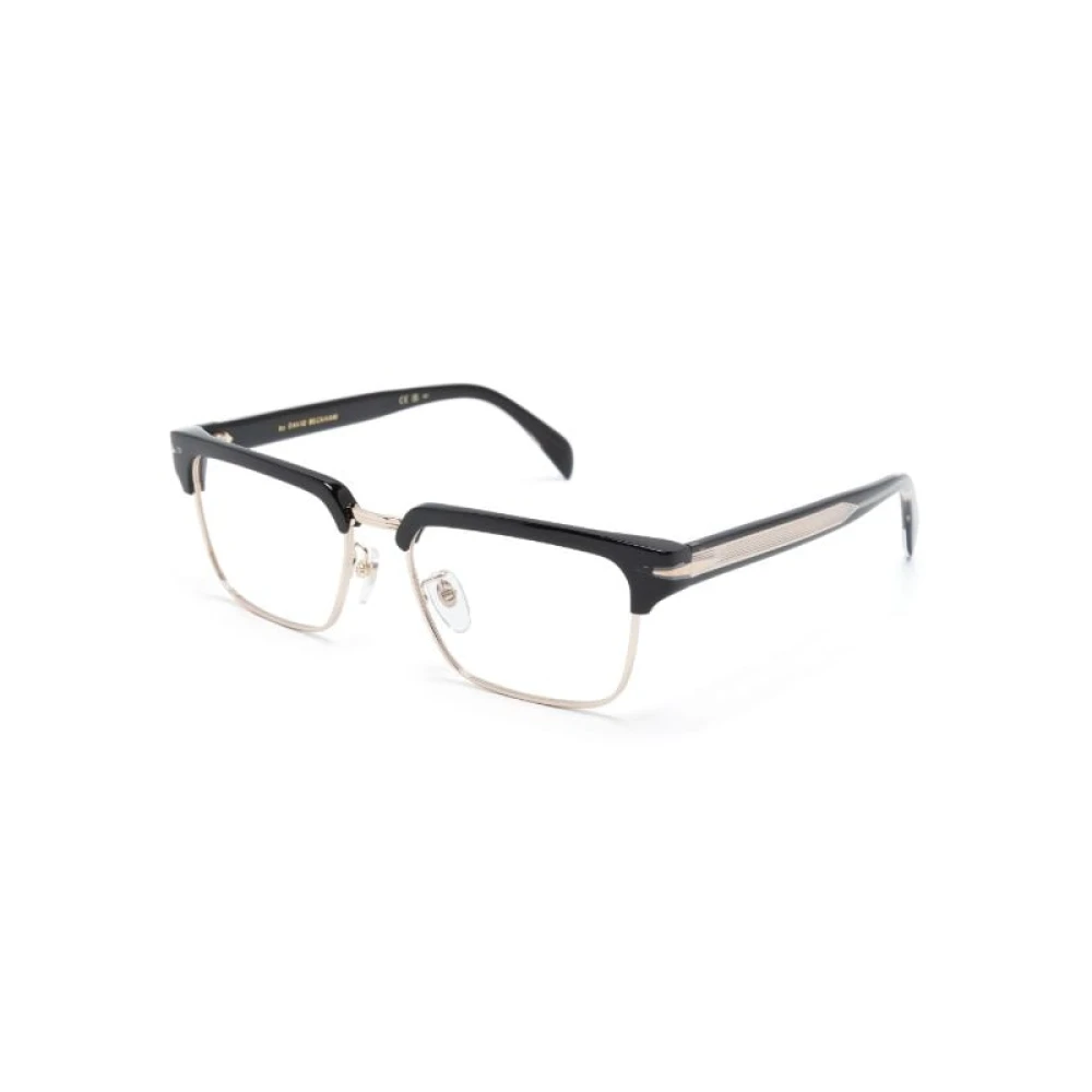 Eyewear by David Beckham Gold Optical Frame with Original Case Yellow Heren