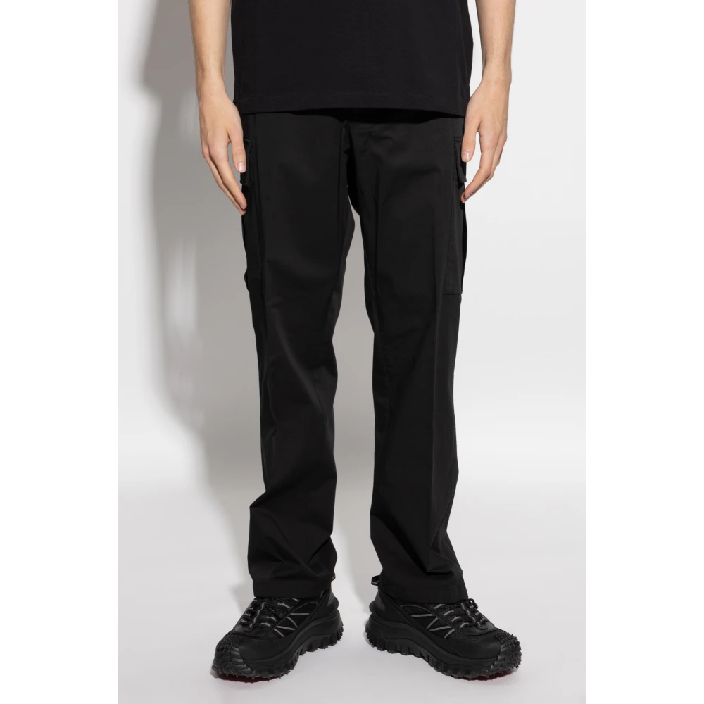 Moncler Logo broek Black Heren