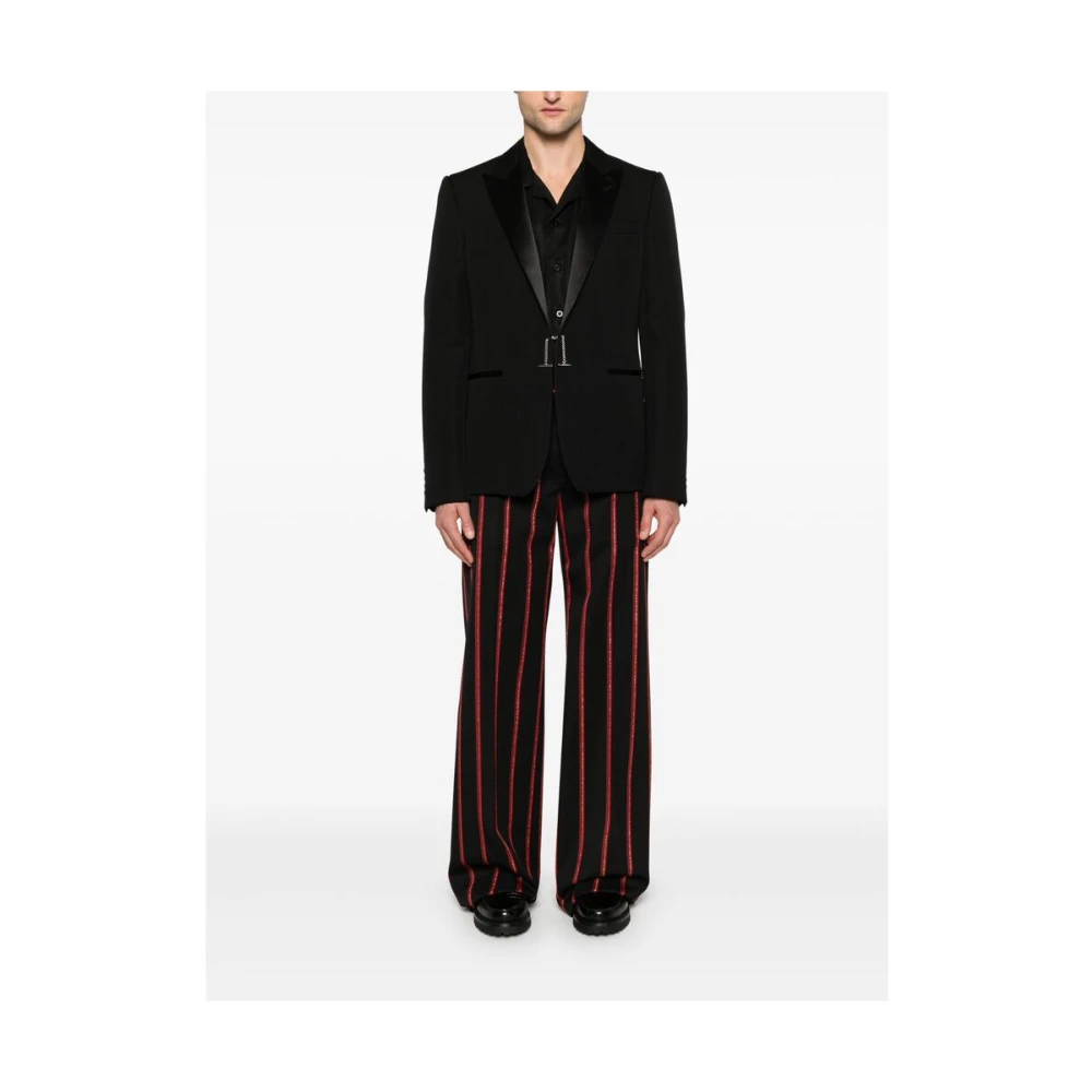 alexander mcqueen Zwarte Formele Broek met Zakken Black Heren