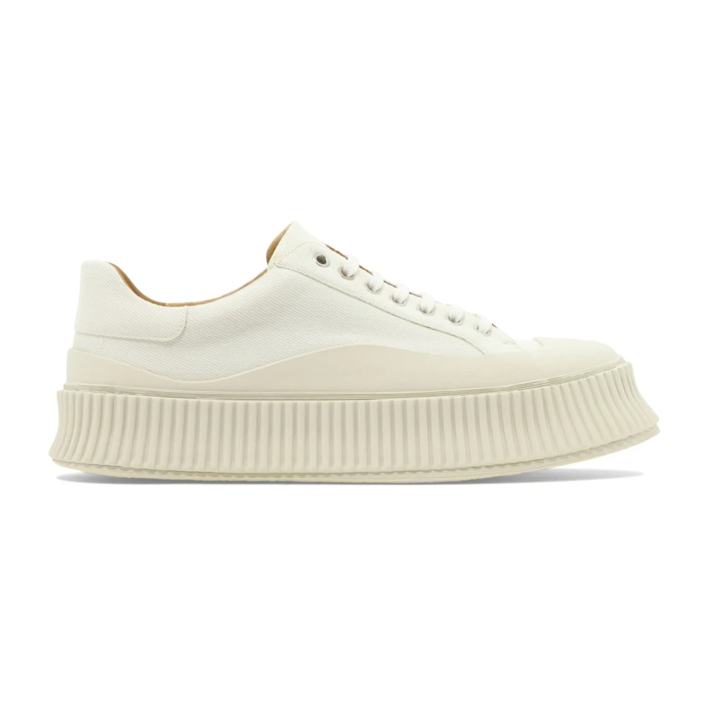 Jil Sander Chunky Lace Sneakers White, Herr