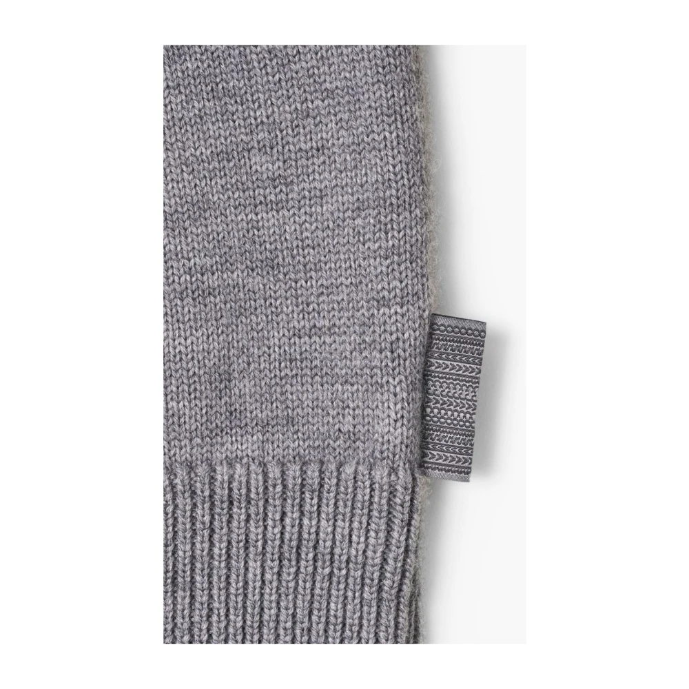 Marc Jacobs Kristal Logo Grijs Wol Trui Gray Dames