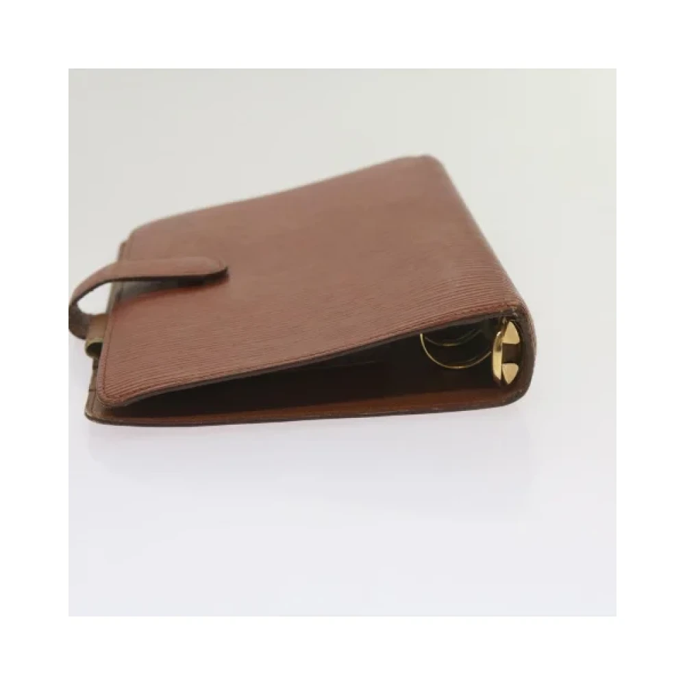 Louis Vuitton Vintage Pre-owned Leather home-office Brown Dames