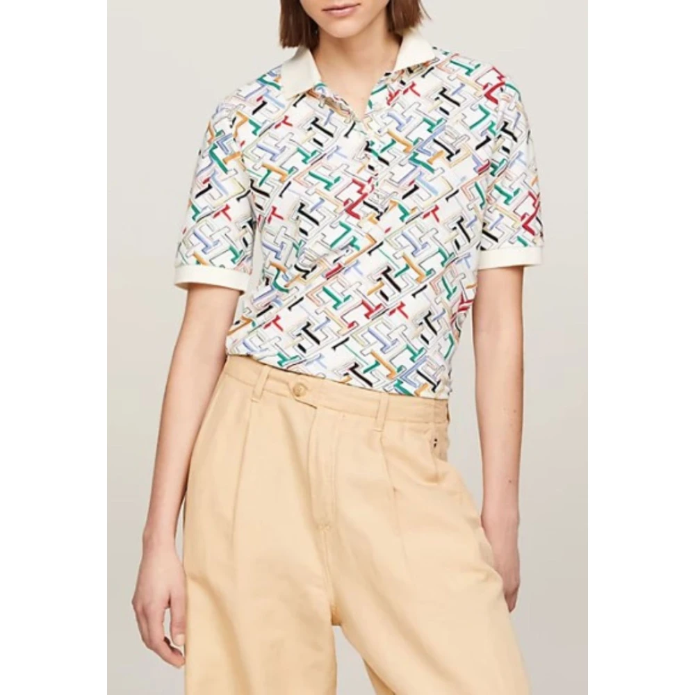 Tommy Hilfiger Dames Polo Shirt Regular Fit Multicolor Dames