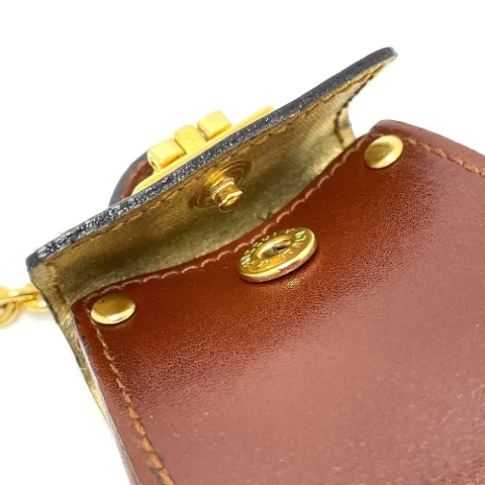 Salvatore Ferragamo Pre-owned Leather handbags Brown Dames