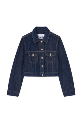 Tvättad jeansjacka