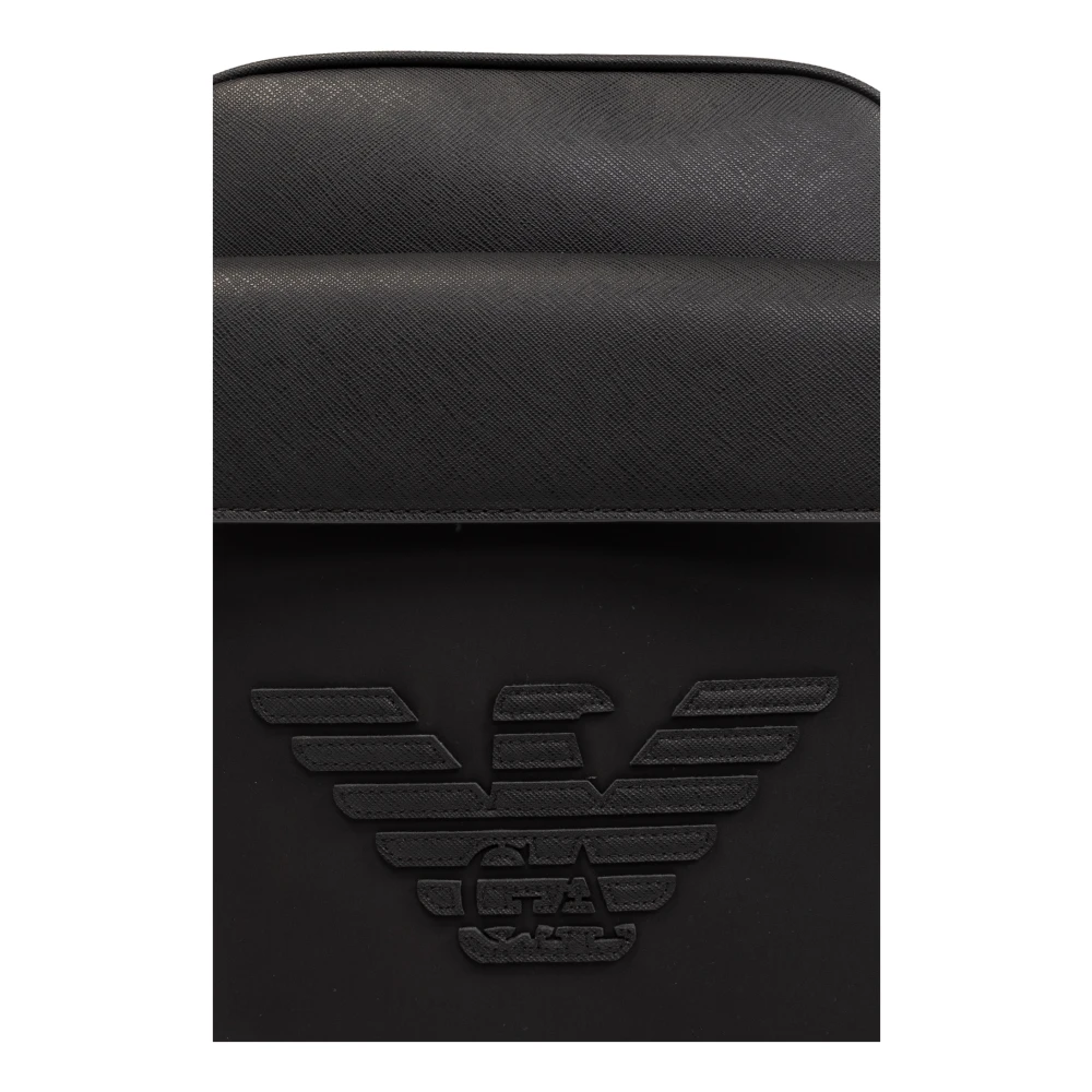 Emporio Armani Backpacks Black Heren