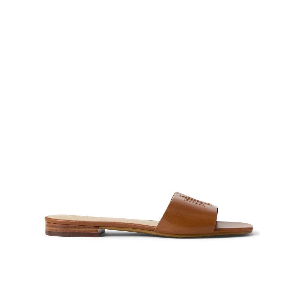Ralph Lauren Brun Everley Sld Sandals Slide