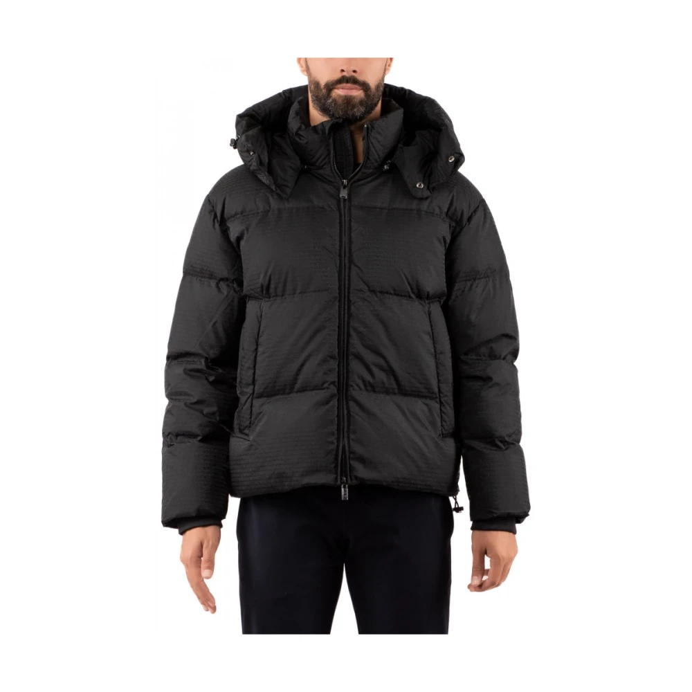 Emporio Armani Herr Blouson Jacka Black, Herr