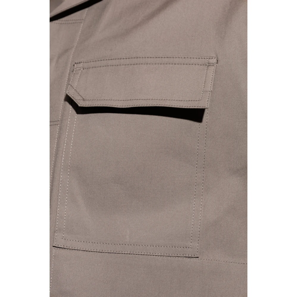 Rick Owens Magnum Tommy Shirt Gray Heren
