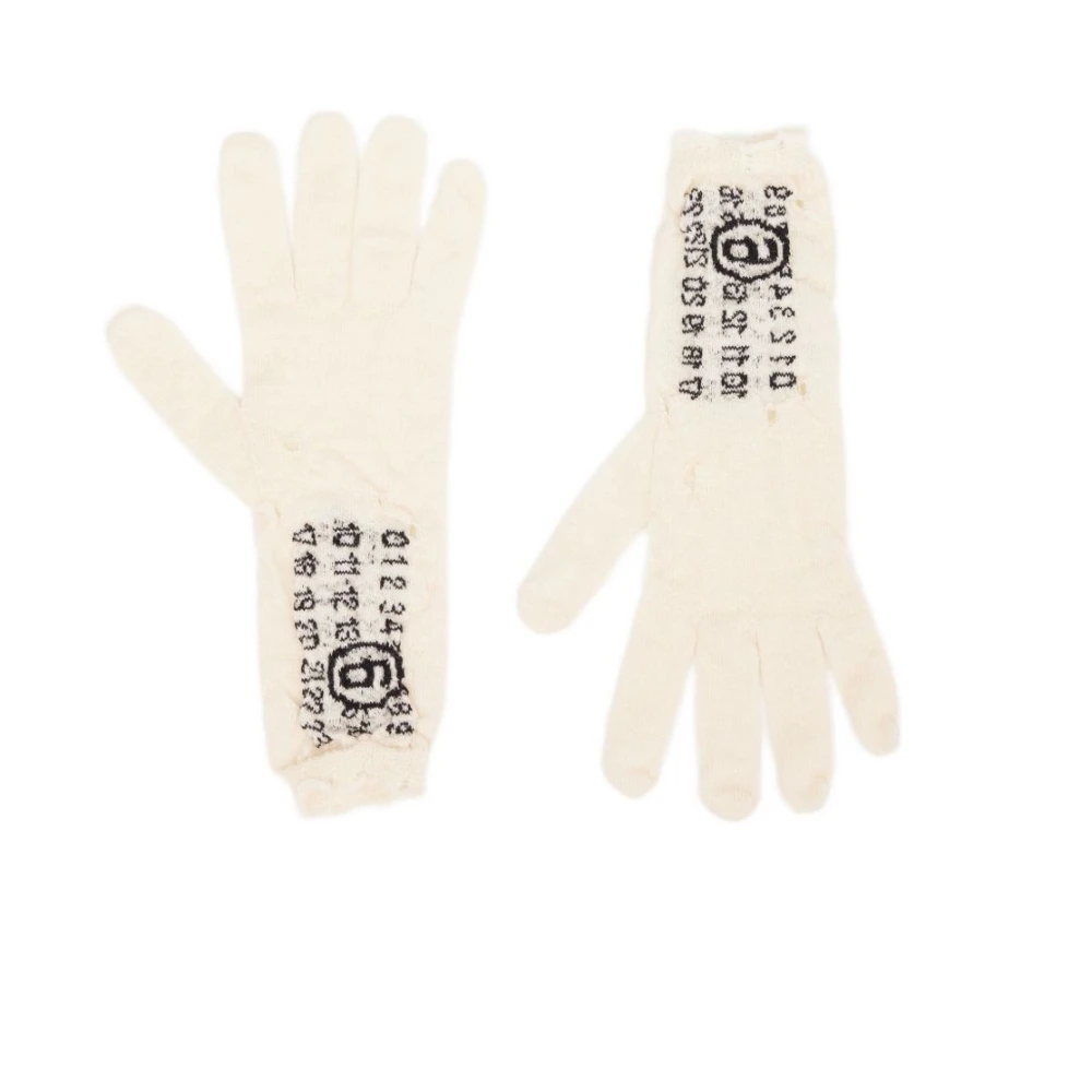 Mm6 Maison Margiela Donna Bianco Accessori, M, New,