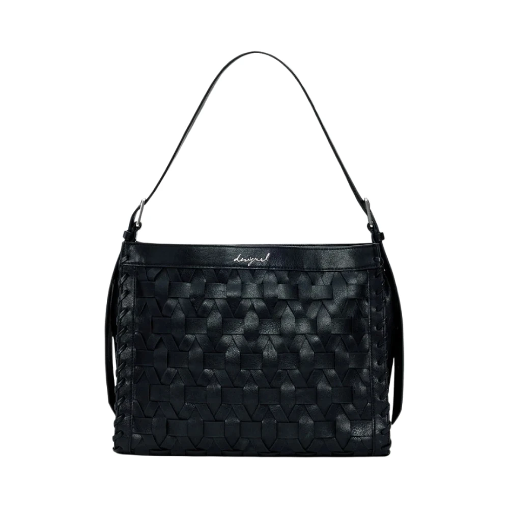 Desigual Damen Schwarz Schultertasche Argon Buxton - Bild 3