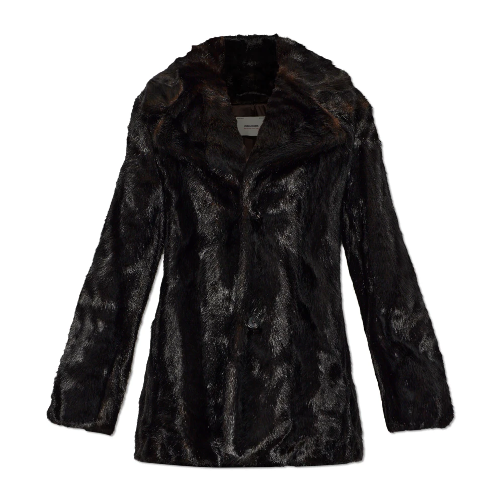 Zadig & Voltaire Donna Dark Chocolate Cappotto Fleur - Immagine 2
