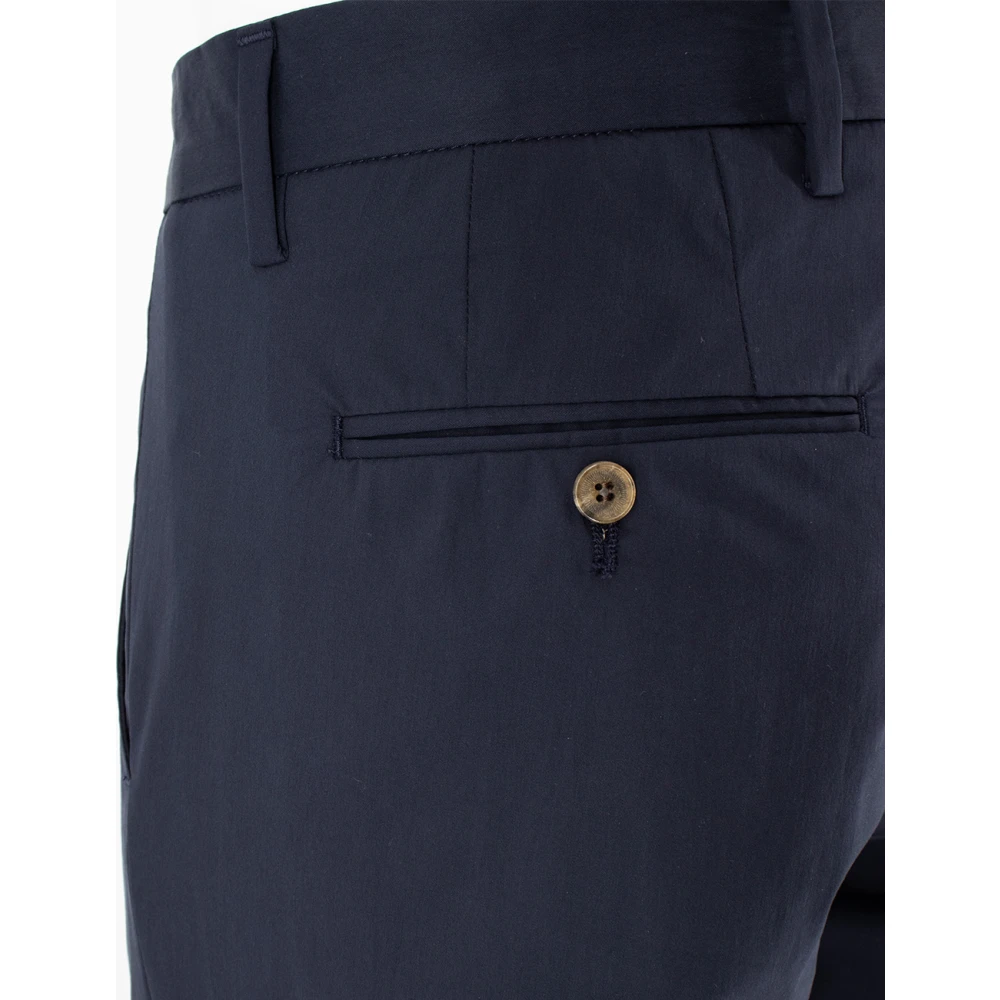 Myths Slim Fit Klassieke Broek Blue Heren