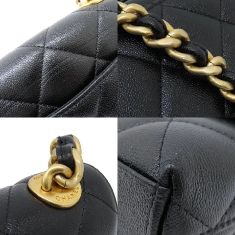Chanel Vintage Pre-owned Fabric chanel-bags Black Dames