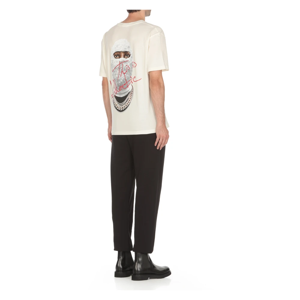 IH NOM UH NIT Wit Katoenen T-shirt met Bedrukt Logo White Heren