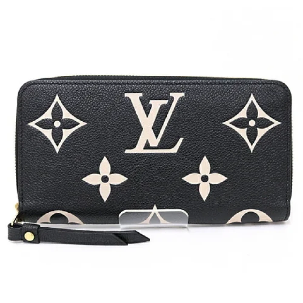 Louis Vuitton Vintage Pre-owned Leather wallets Black Dames