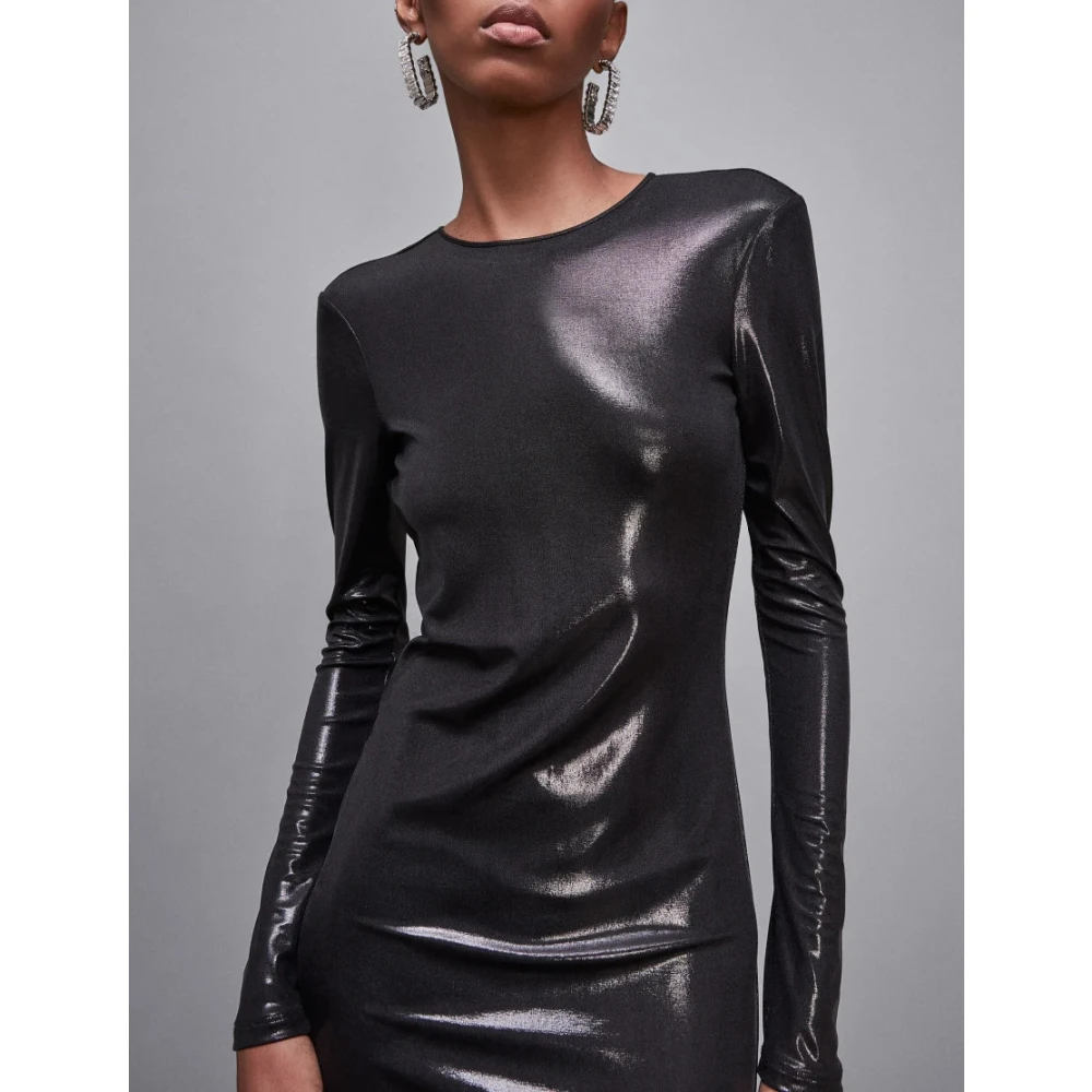 PATRIZIA PEPE Essentiële Jurk Art. 2A2856J242 Black Dames