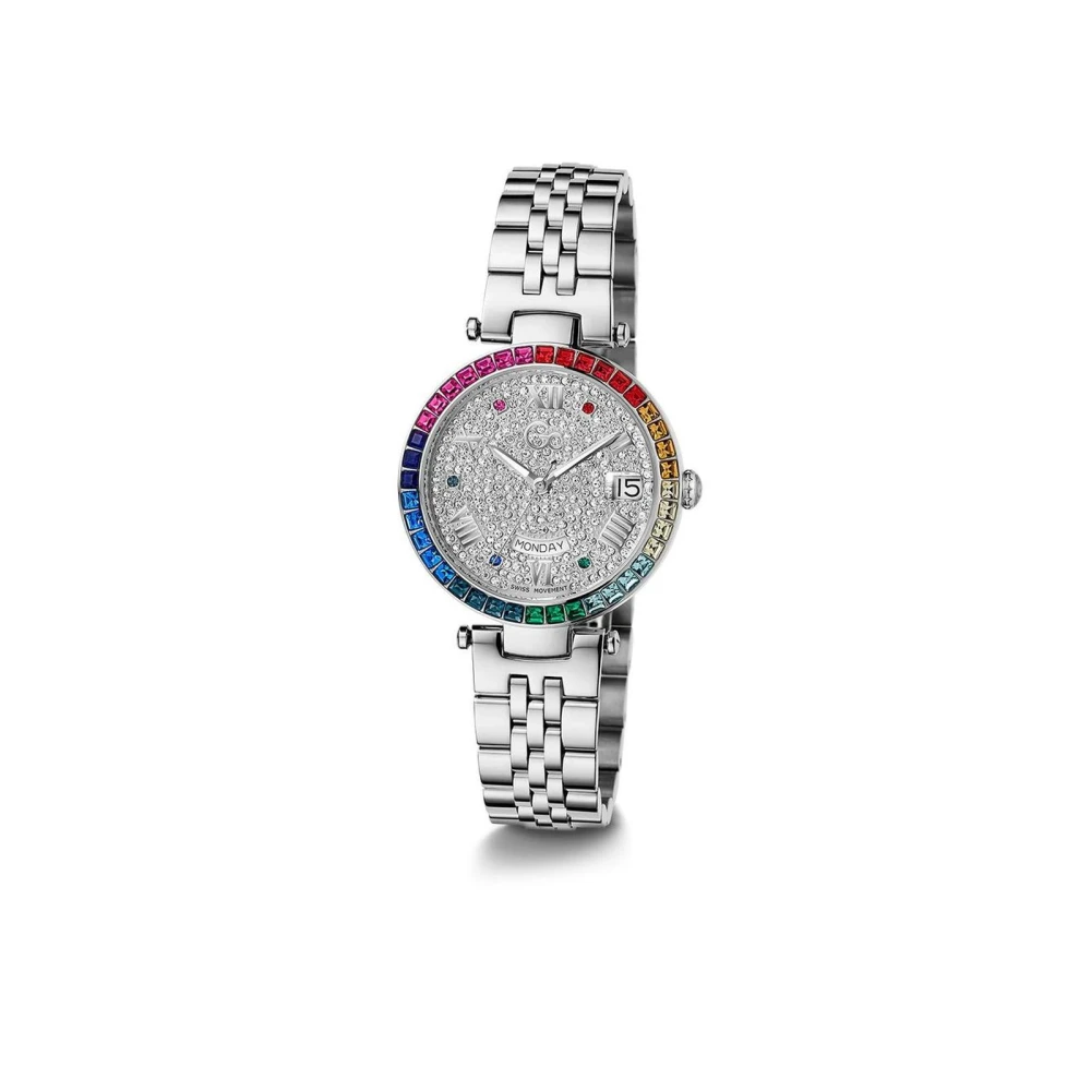 Guess Women's Gray Stainless Steel Bracelet Watch