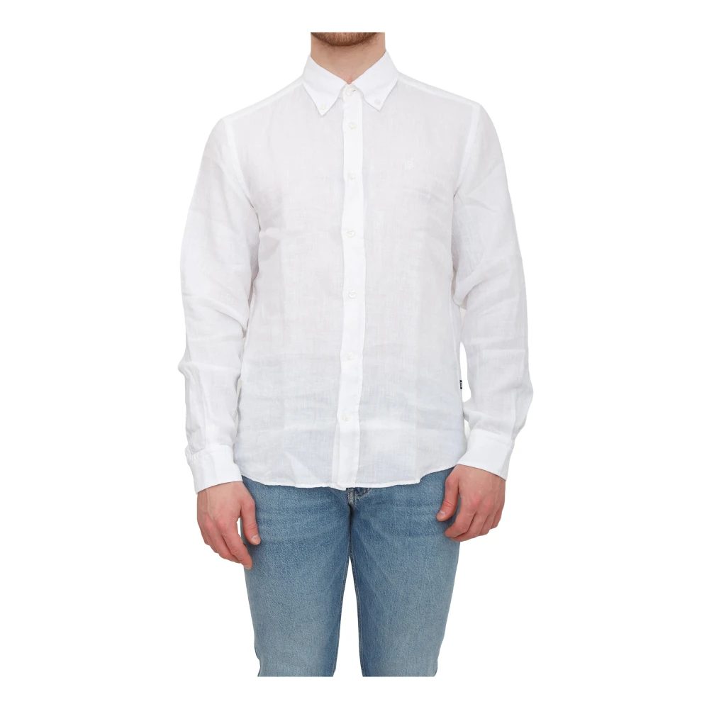 Hugo Hombre Blanco Camisas, Talla: 3XL