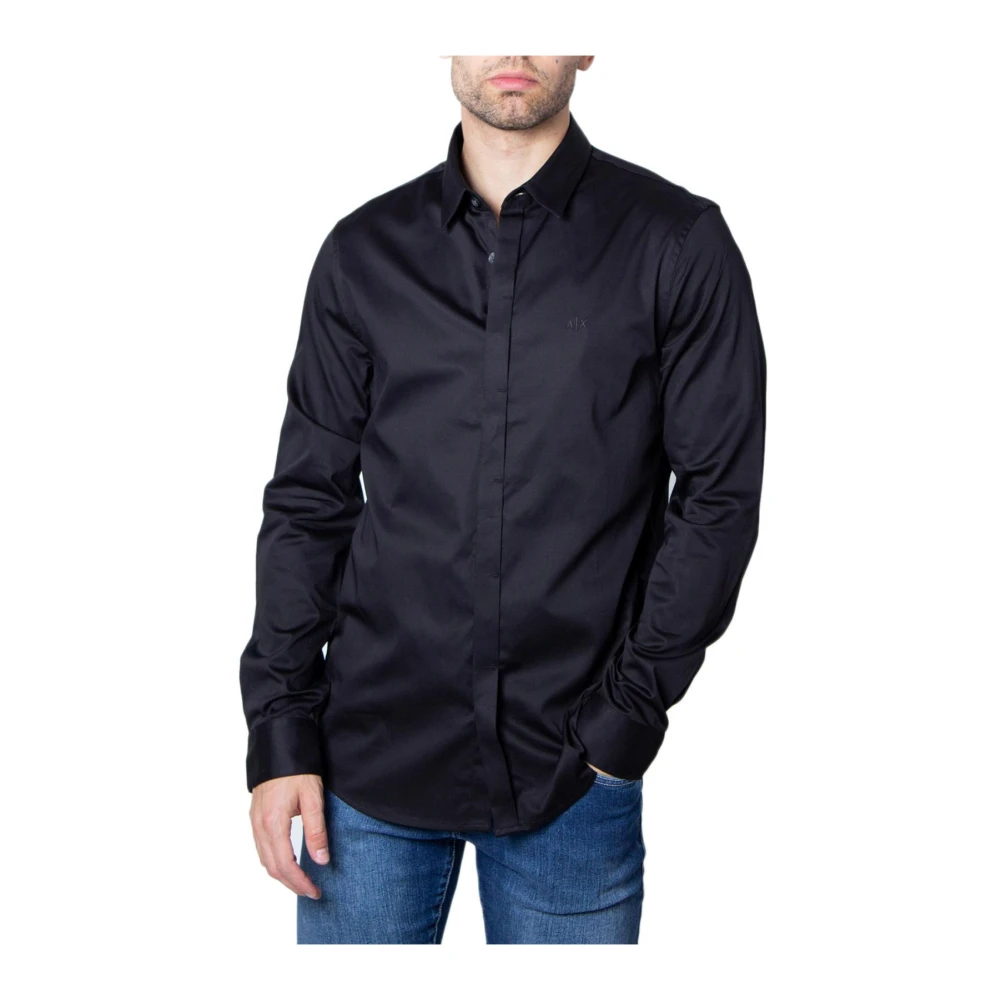 Armani Exchange Uomo Nero Magliette, Xs, New,