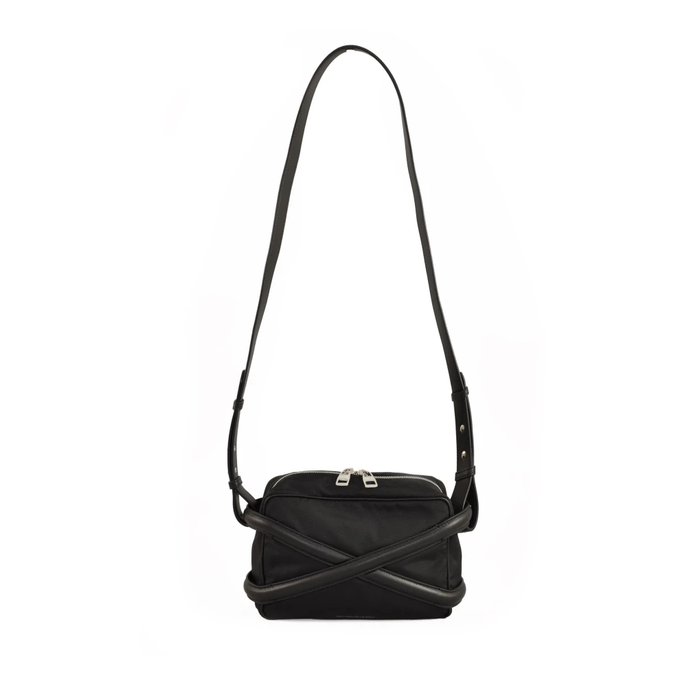 Alexander mcqueen Stijlvolle Tas van Andere Vezels Black Dames