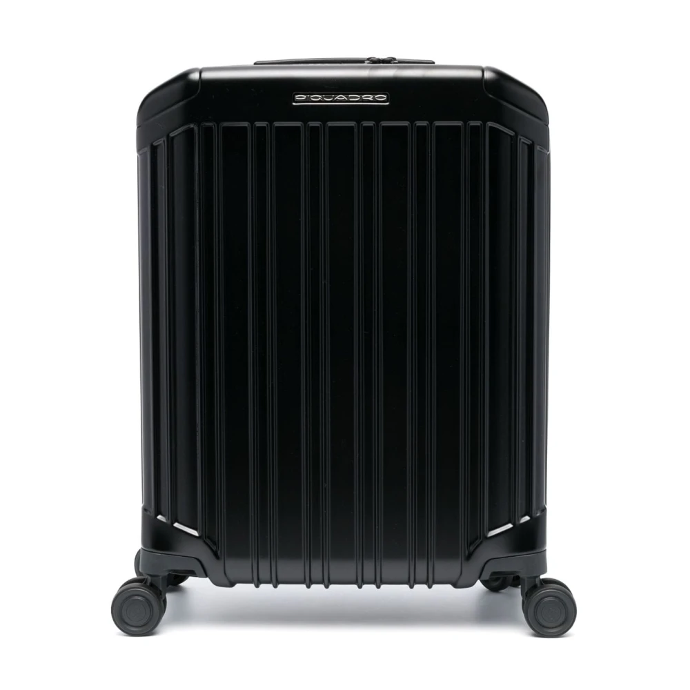 Piquadro Unisex Svart Resväskor One Size, Styv Ultra Slim Resväska