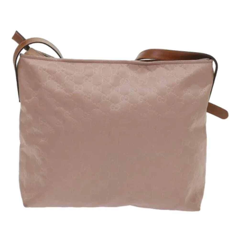 Gucci Vintage Pre-owned Canvas gucci-bags Pink Dames