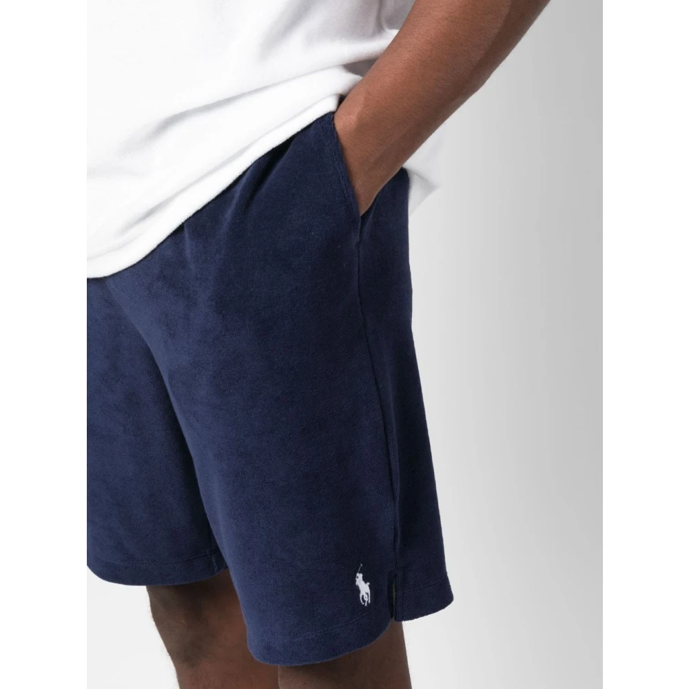 Polo Ralph Lauren Blauwe Shorts voor Mannen Blue Heren