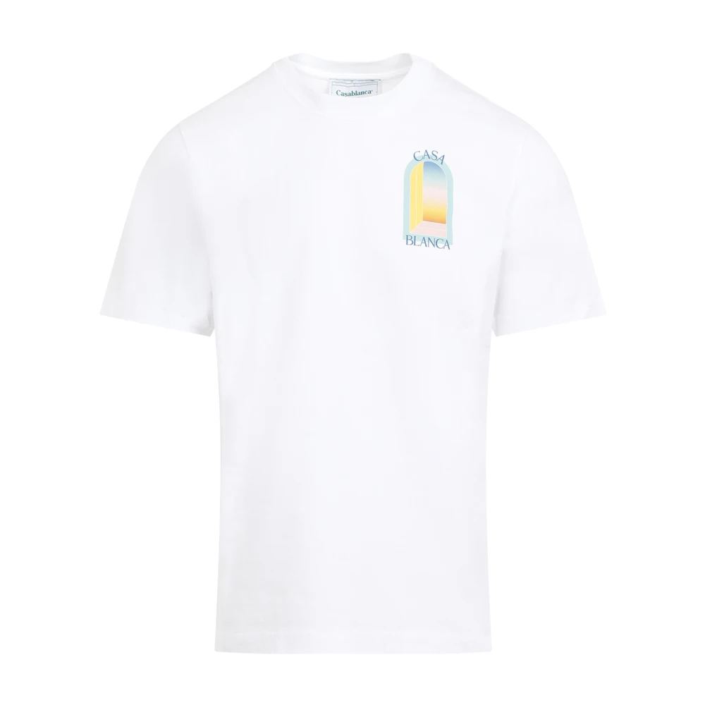 Casablanca Witte T-shirts & Polos voor mannen White Heren