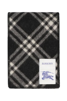 Tri Bar Check Ullscarf