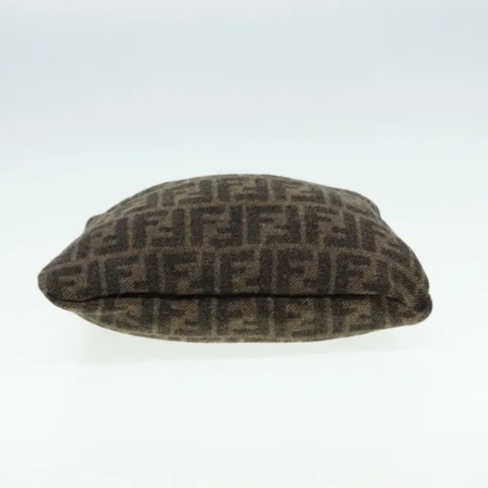 Fendi Vintage Pre-owned Wool totes Brown Dames