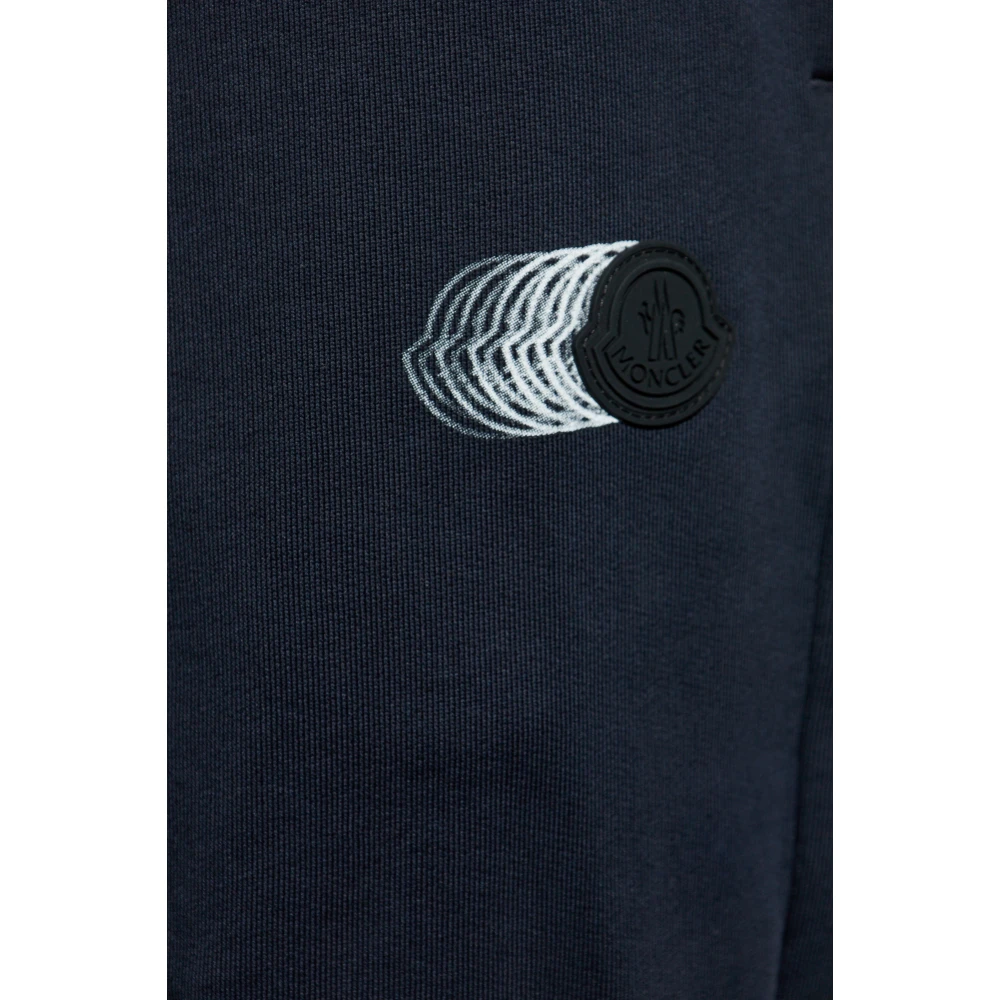 Moncler Sweatpants Blue Heren