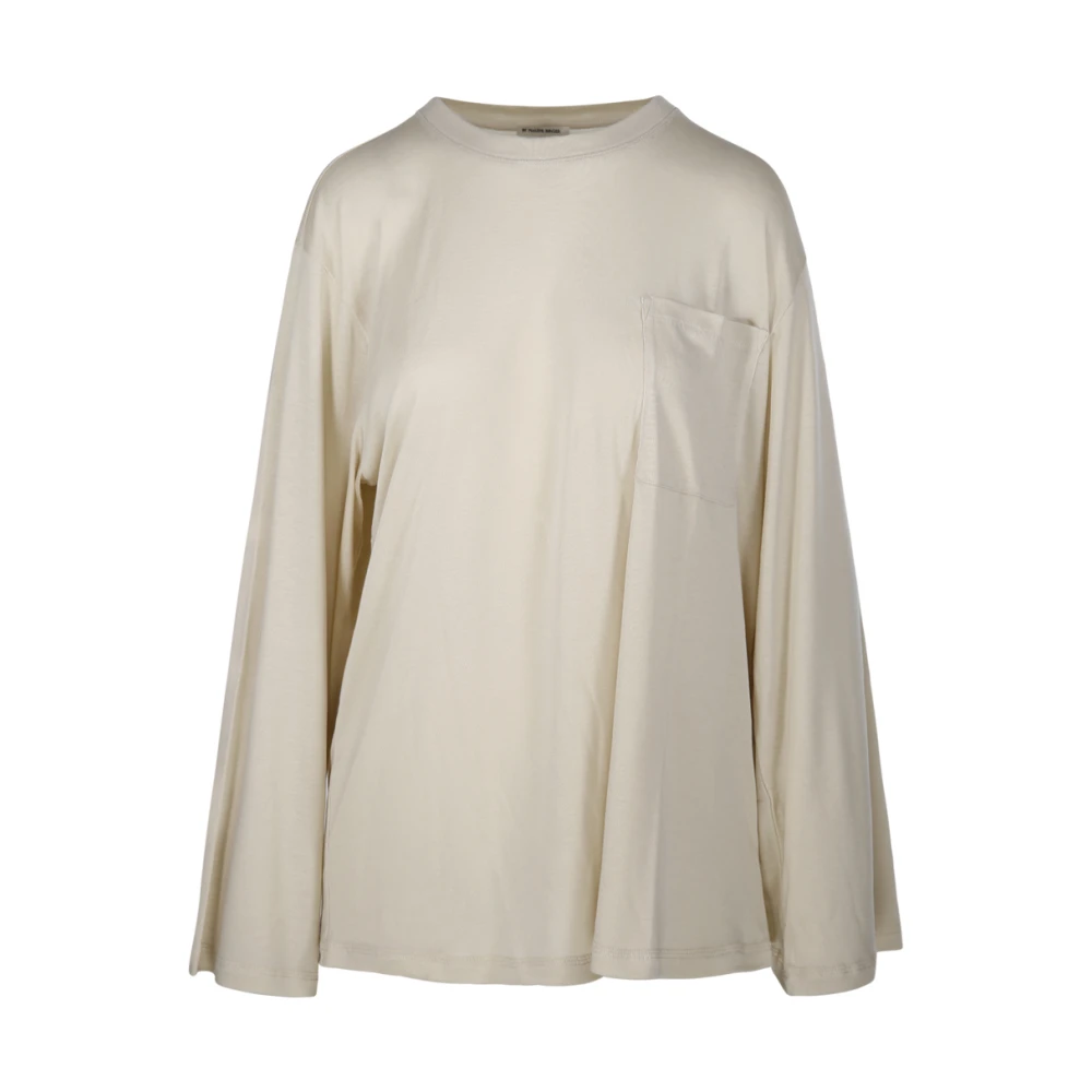 By Malene Birger Oester Grijs T-shirt met Lange Mouwen By Herenne Birger Gray Dames
