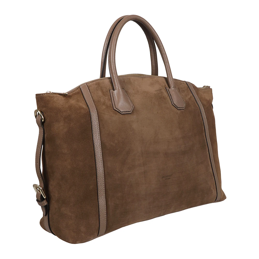 Avenue 67 Bruine Suède Tas Gemaakt in Italië Brown Dames