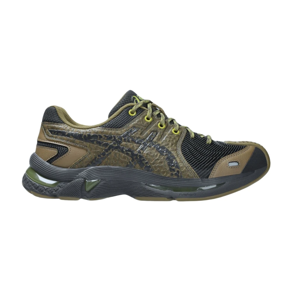 Asics Brown Sneakers, Male, 7 Uk, Topographic Pattern Trainers