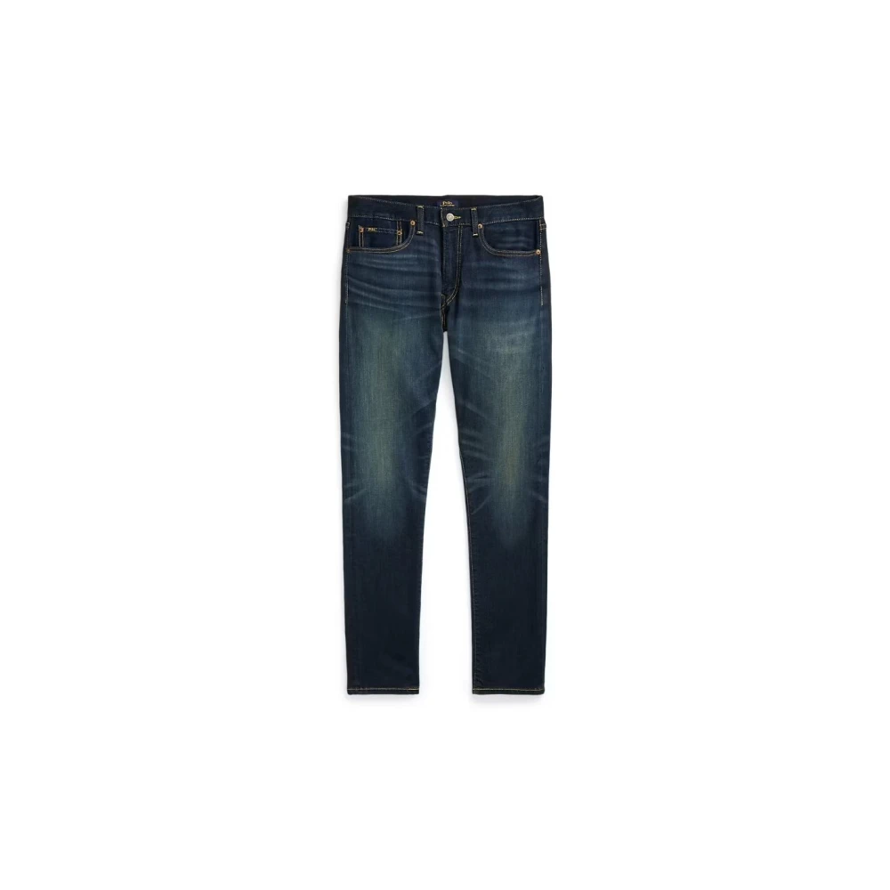 Polo Ralph Lauren Men's Blue Slim Fit Jeans, W34 L32, Stylish Denim Jeans For