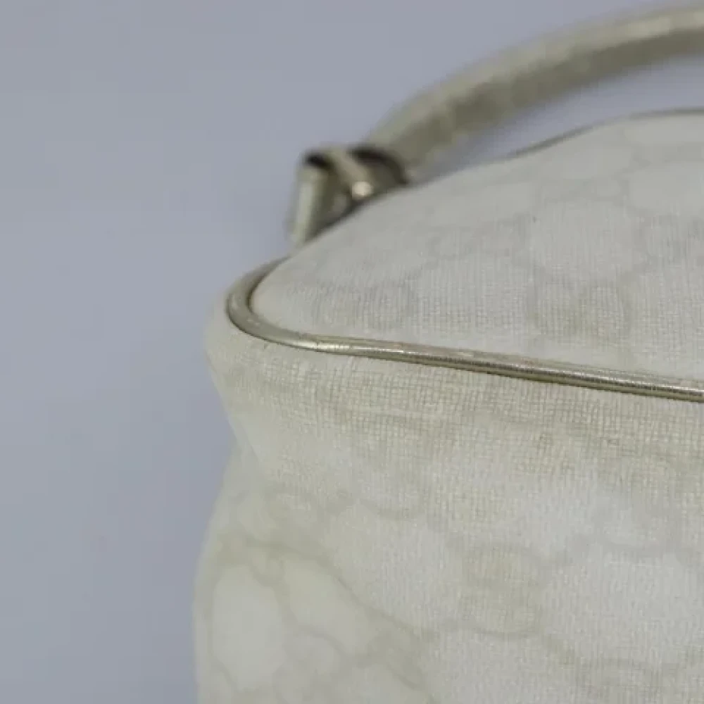Gucci Vintage Pre-owned Canvas gucci-bags White Dames