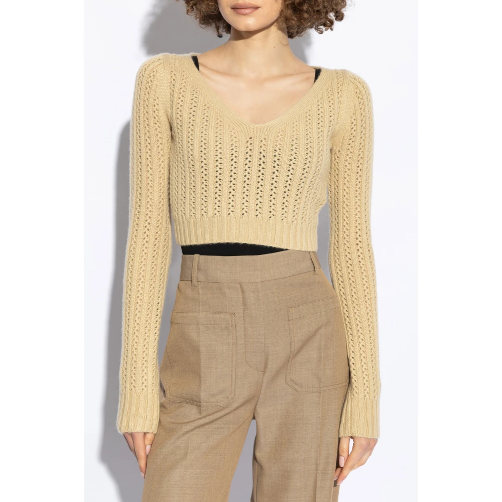 Max Mara Sweater `Ifrem` Beige Dames