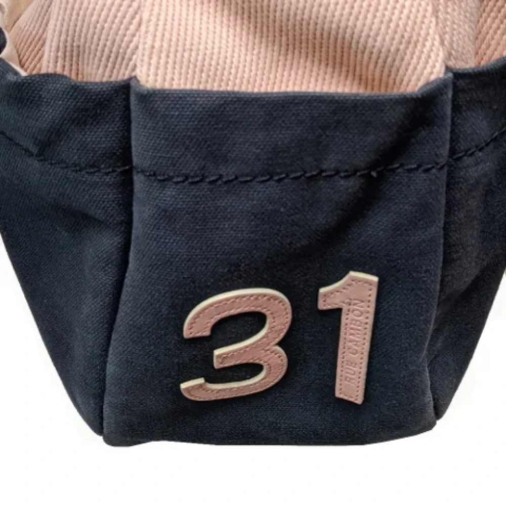 Chanel Vintage Pre-owned Cotton chanel-bags Blue Dames
