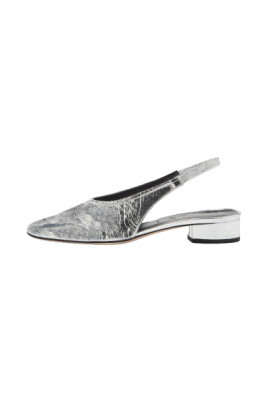 silver-flat-shoes-elasticated-strap-heel