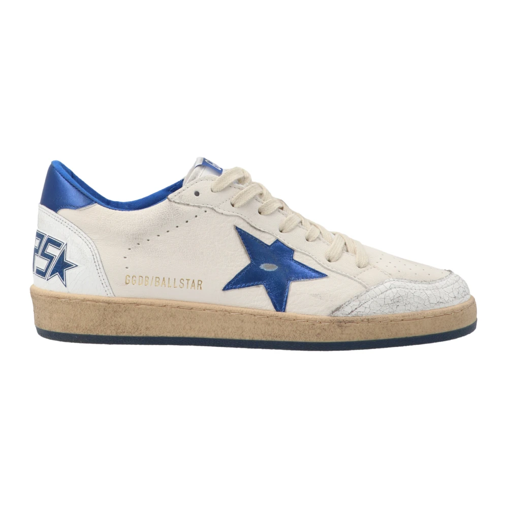 Golden Goose Men's White Ball Star Low-Top Trainers - Sneakers - 9 Uk - Shoes