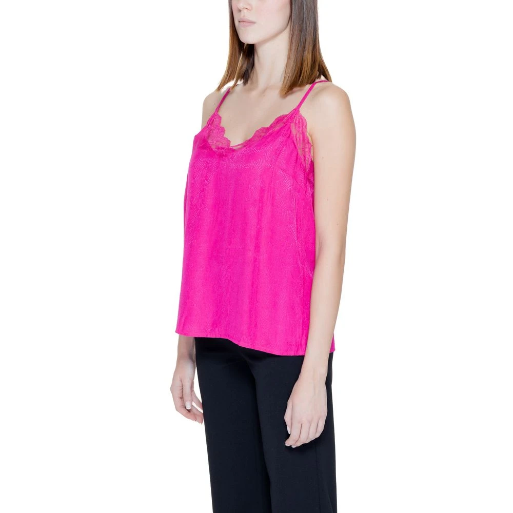 Vila Rosa Viscose Tanktop Pink Dames