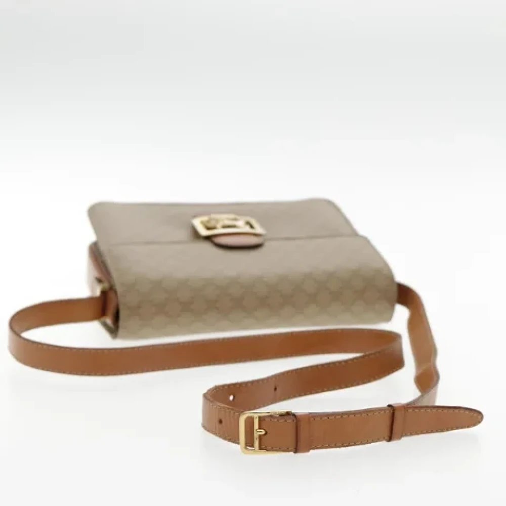 Celine Vintage Pre-owned Canvas celine-bags Beige Dames