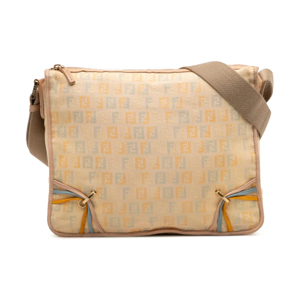 Fendi Vintage Women's Brown Vintage Cross Body Bags, One Size, Pre-Owned Crossbody Bag