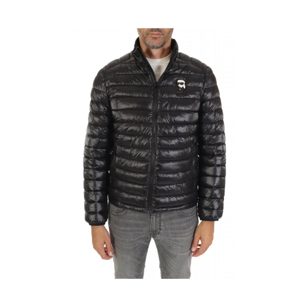Karl Lagerfeld Black Blouson Jacket - Male - Winter Jackets - 4XL - Jackets